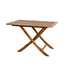 Inklapbare teak tafel Ibiza - 3 posities - 100 x 60 cm