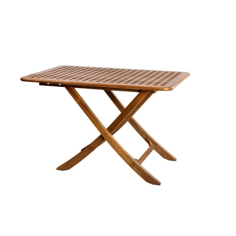 Inklapbare teak tafel Ibiza - 3 posities - 100 x 60 cm