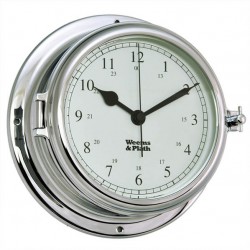 Weems & Plath Endurance II 135 CHROME Quartz Clock