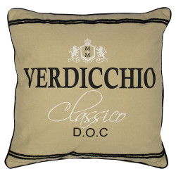Kussen wijn Verdicchio 50x50cm